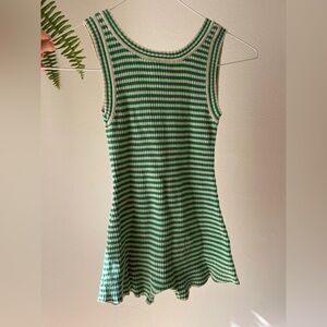 Millk playsuit romper striped cotton knit playsuit size 3 years fit small